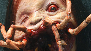 闇シーエ展2019・展示用造形作品＜血肉のシーエ＞