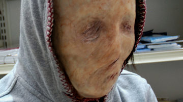 映画「奈落にて君を待つ」特殊メイクアップ　その２