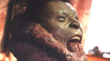 イベント展示用クリーチャー造形作品　＜ベロ頭（Tongue Head）＞